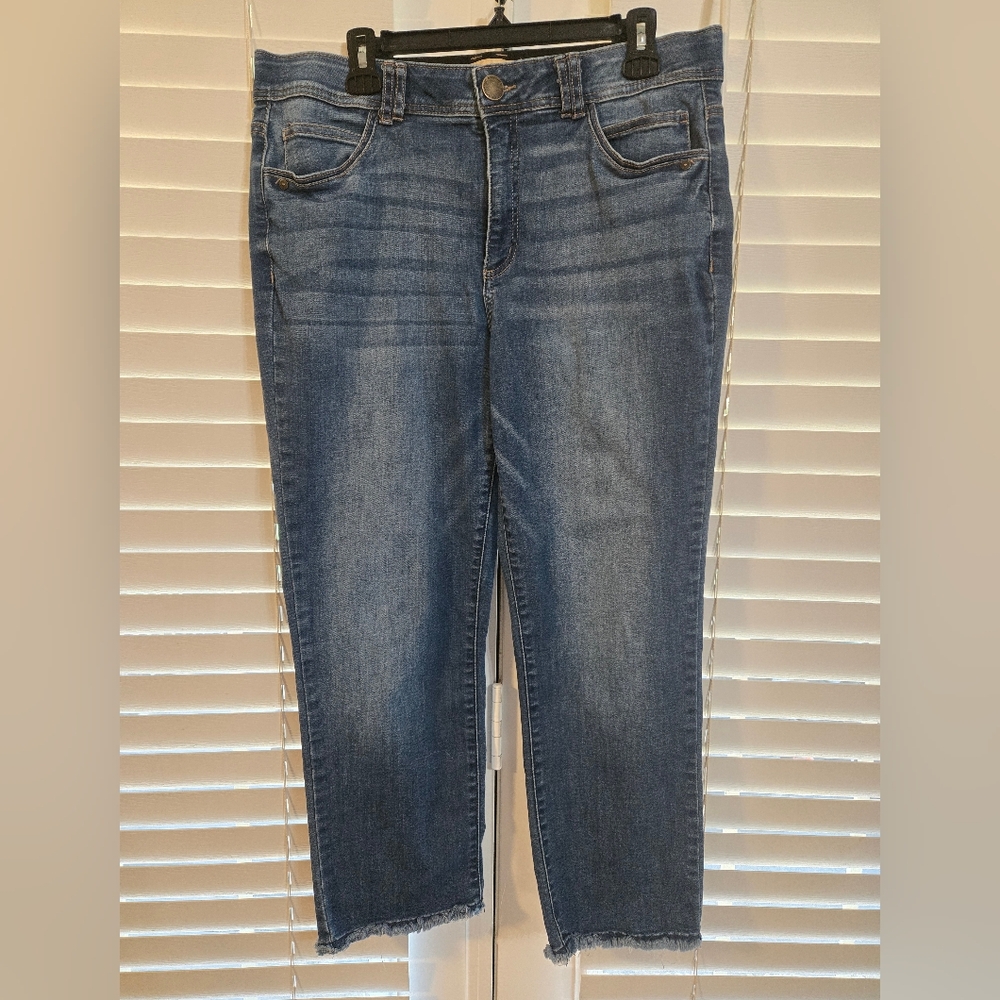 Democracy Jeans with frayed hems sz 14